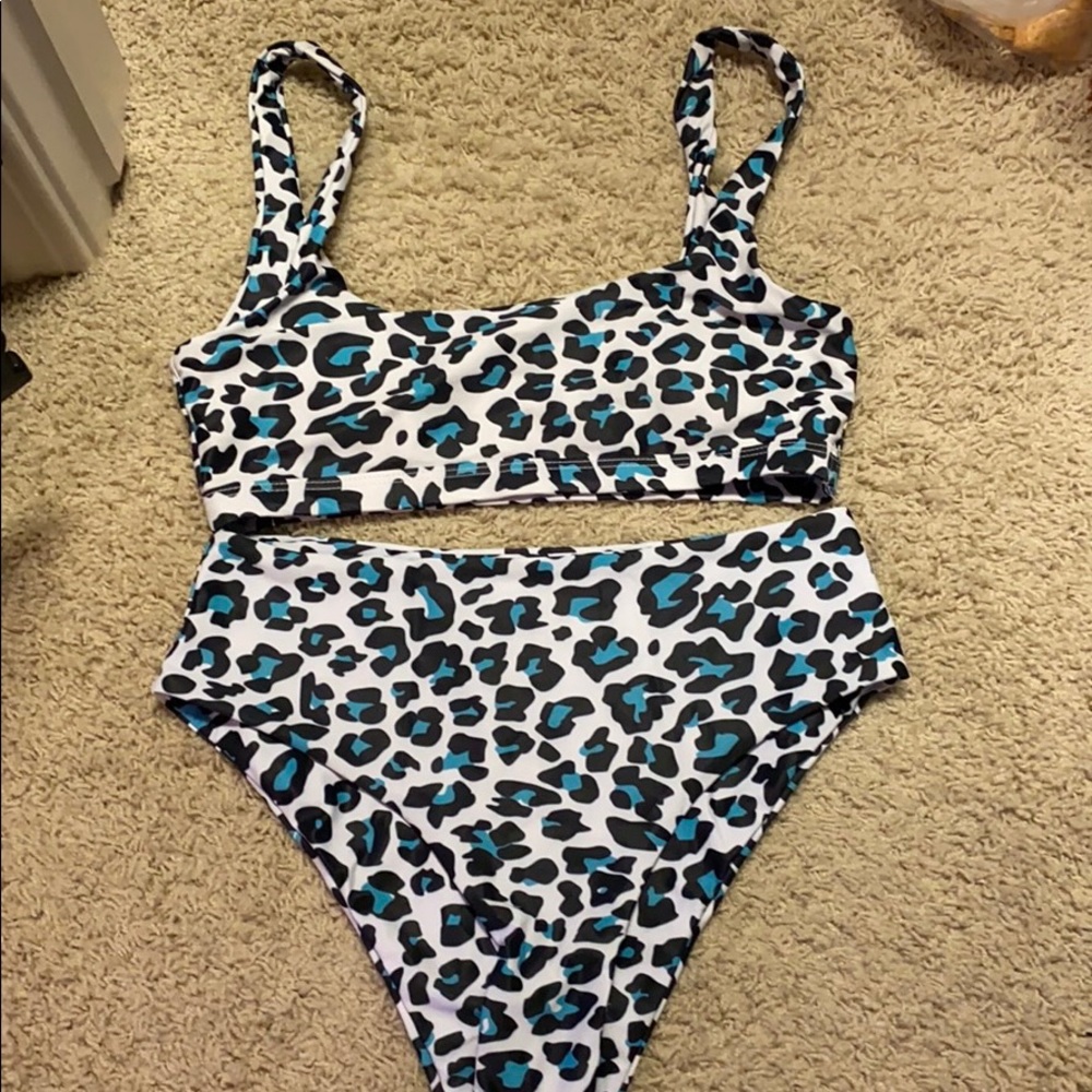 leopard bikini set